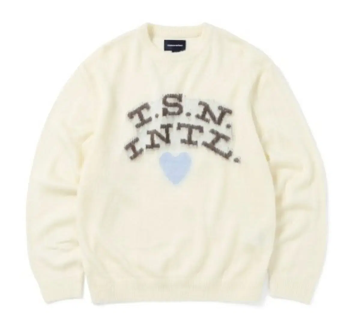 디스이즈네버댓 T.S.N heart sweater 베이지 L